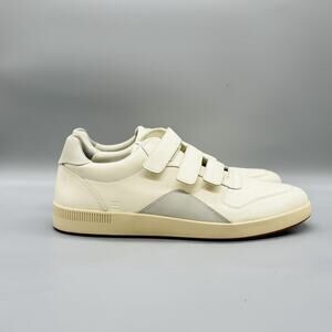 Everlane Shoes Mens 13 Beige Leather Triple Strap Casual Court Sneakers Comfort